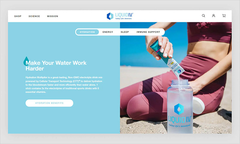 Ví dụ website Shopify 4