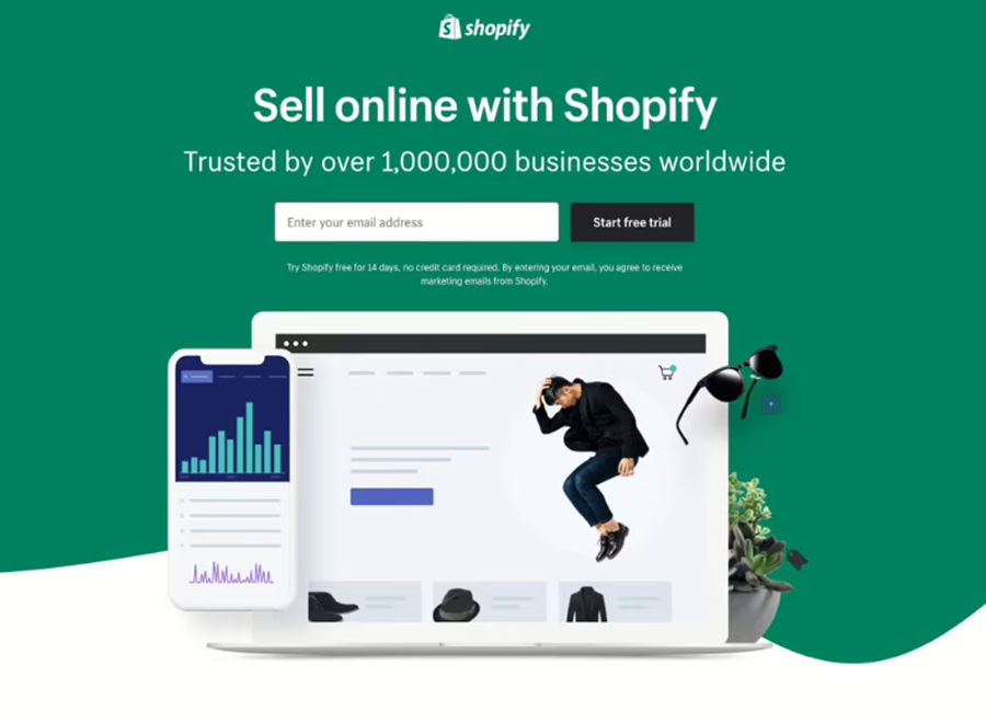 Mở cửa hàng Shopify